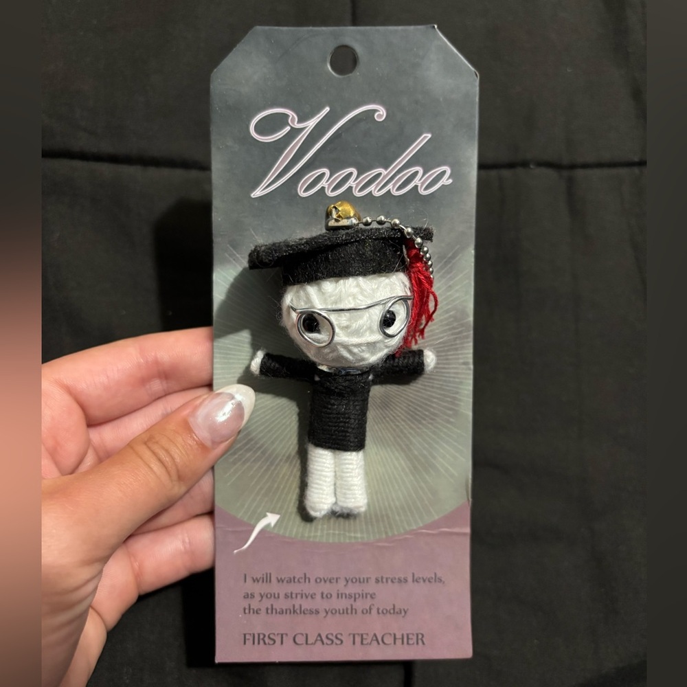 Voodoo Vixen Black and White Key & Card Holder